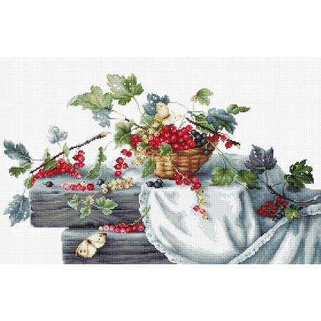 click here to view larger image of Red Currants (counted cross stitch kit)