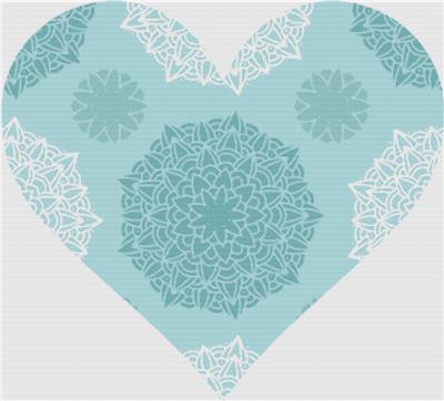 click here to view larger image of Beautiful Mandala Heart (chart)
