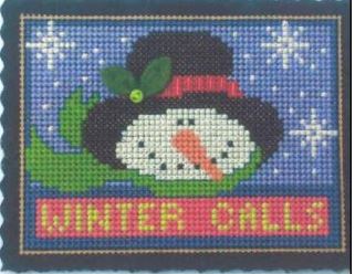 click here to view larger image of Winter Calls Kit (counted cross stitch kit)