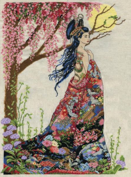 click here to view larger image of Queen of Silk (counted cross stitch kit)