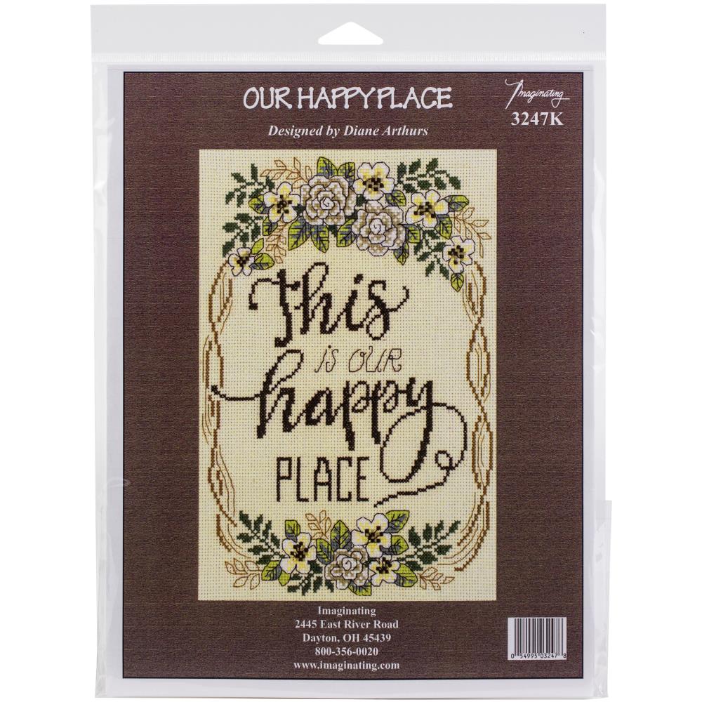 click here to view larger image of Our Happy Place - Diane Arthurs (counted cross stitch kit)