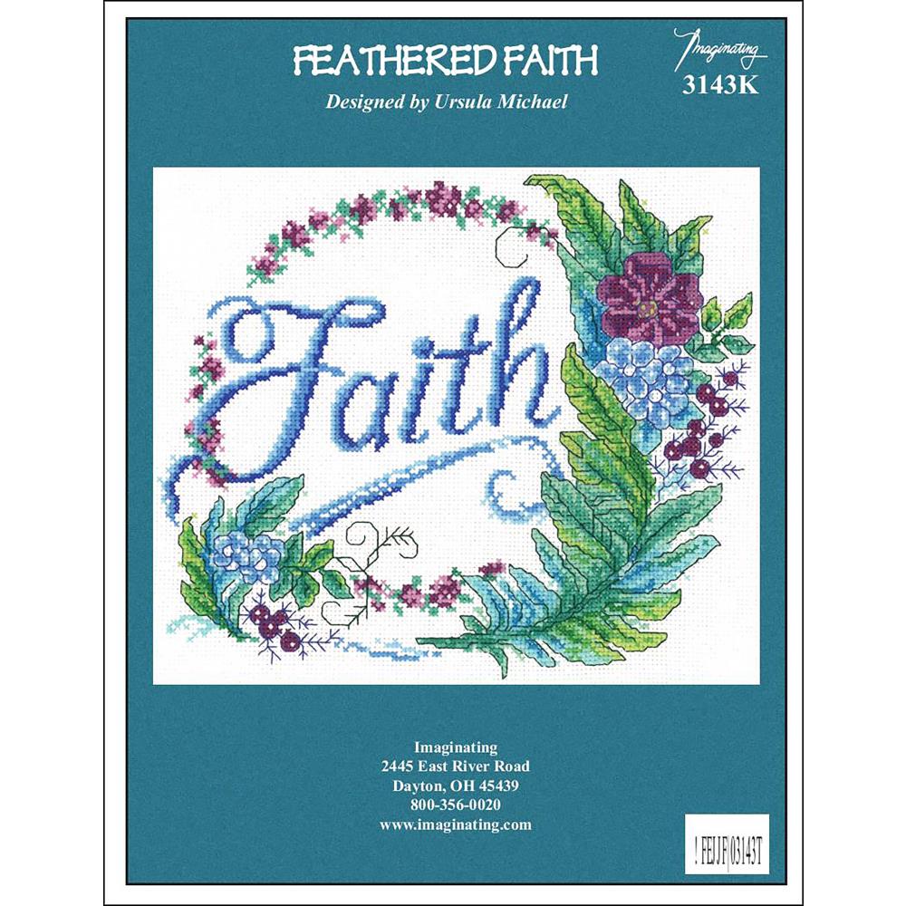 click here to view larger image of Feathered Faith  (counted cross stitch kit)