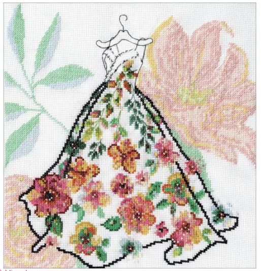 click here to view larger image of Ball Gown (counted cross stitch kit)