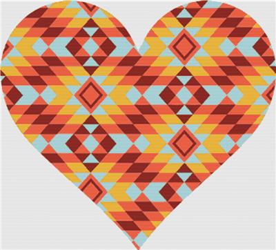 click here to view larger image of Kilim Heart (chart)