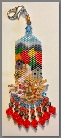 click here to view larger image of Mountain Mist Fob (bead kit)