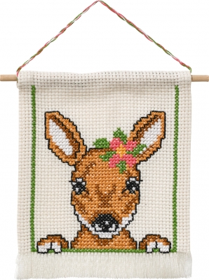 click here to view larger image of My First Kit - Deer (counted cross stitch kit)