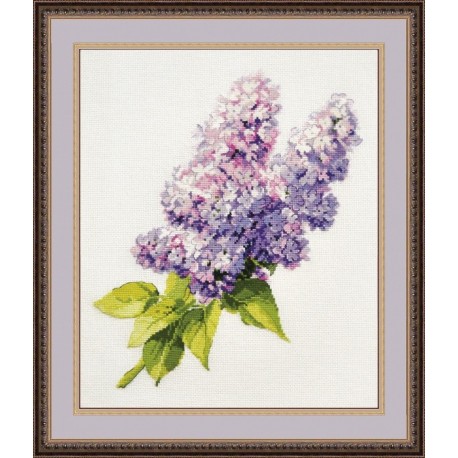 click here to view larger image of Branch of Lilac (counted cross stitch kit)