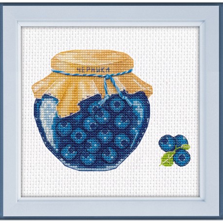click here to view larger image of Blueberry Jam (counted cross stitch kit)