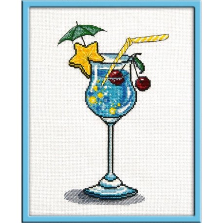 click here to view larger image of Blue Lagoon (counted cross stitch kit)