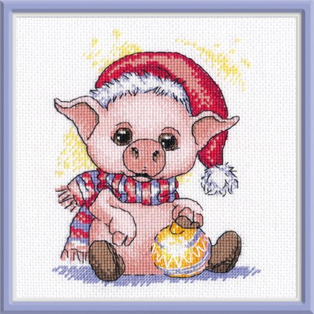 click here to view larger image of Baby Piglet (counted cross stitch kit)