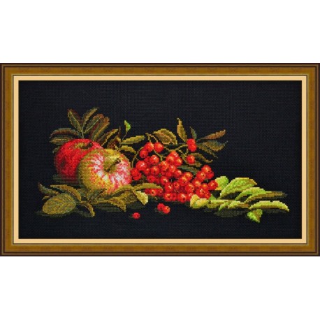 click here to view larger image of Autumn Flowers (counted cross stitch kit)