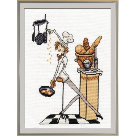 click here to view larger image of Cook (counted cross stitch kit)