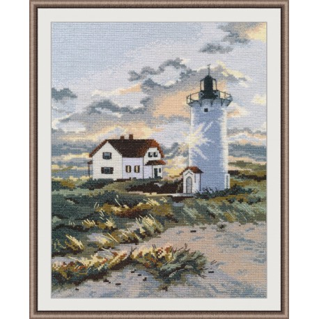 click here to view larger image of Costal Lighthouse (counted cross stitch kit)