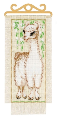 click here to view larger image of Alpaca (counted cross stitch kit)
