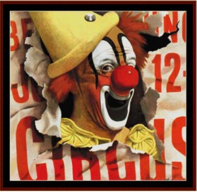 click here to view larger image of Circus Clown - Vintage Poster (chart)