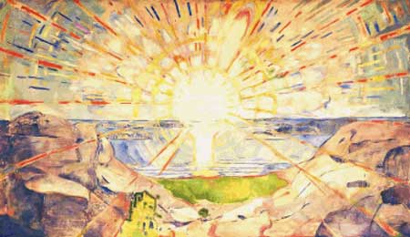 click here to view larger image of Sun, The - Edvard Munch (chart)