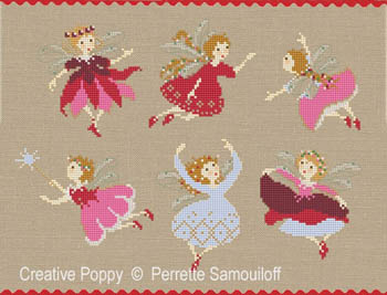 click here to view larger image of Tiny Christmas Fairies (chart)