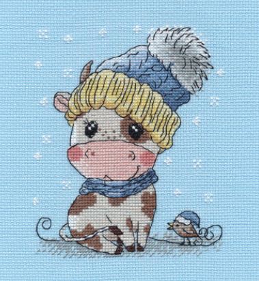 click here to view larger image of On a Walk (counted cross stitch kit)