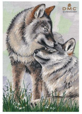 click here to view larger image of Together and Forever (counted cross stitch kit)