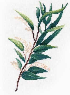 click here to view larger image of Tropical Greenery - 1 (counted cross stitch kit)