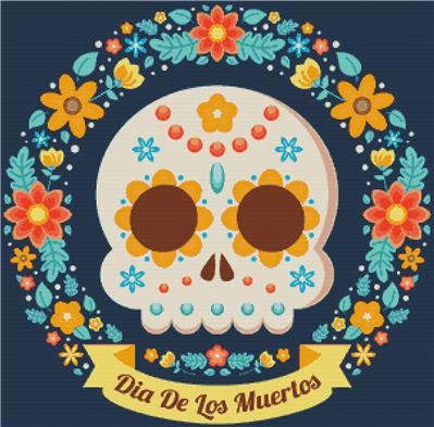 click here to view larger image of Dia De Los Muertos III (chart)