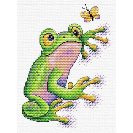 click here to view larger image of Frog (counted cross stitch kit)