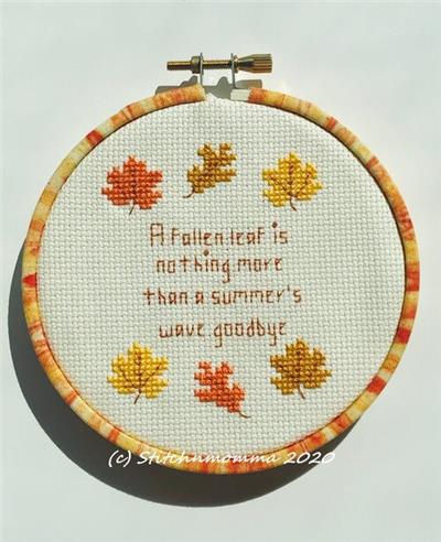 click here to view larger image of Magnificent Minis - Fallen Leaves (chart)