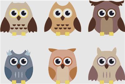 click here to view larger image of Six Owls (chart)