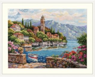 click here to view larger image of Logo di Como (counted cross stitch kit)
