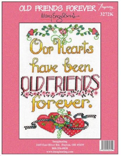 click here to view larger image of Old Friends Forever - Kit (counted cross stitch kit)