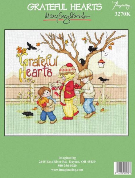 click here to view larger image of Greatful Hearts - Kit (counted cross stitch kit)