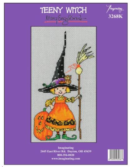 click here to view larger image of Teeny Witch - Mary Engelbreit (counted cross stitch kit)