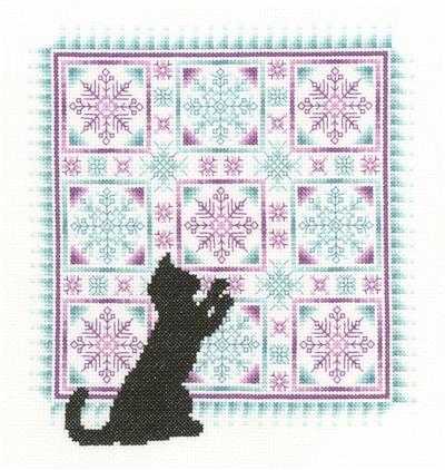 click here to view larger image of Winter Quilt - Pamela Kellogg (counted cross stitch kit)