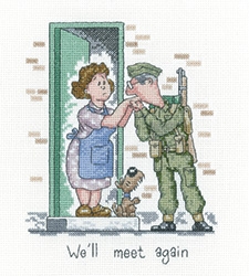 click here to view larger image of We'll Meet Again (counted cross stitch kit)
