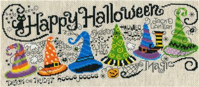 click here to view larger image of Halloween Hocus Pocus - Ursula Michael (counted cross stitch kit)