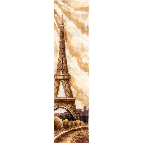 click here to view larger image of Bookmark - Paris (counted cross stitch kit)