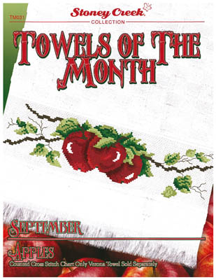 click here to view larger image of Towels of the Month - September Apples (chart)