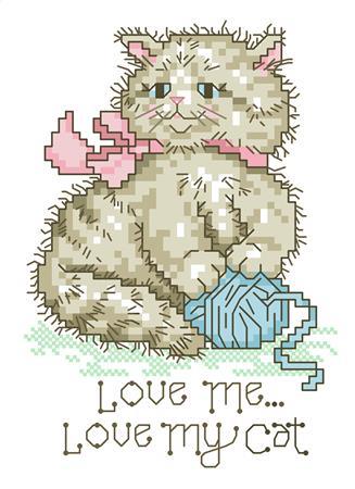 click here to view larger image of Love Me Love My Cat (chart)