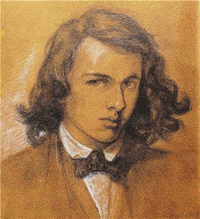 click here to view larger image of Self-Portrait - Dante Gabriel Rossetti (chart)
