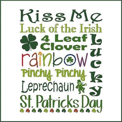 click here to view larger image of Subway Art - St Patricks Day (chart)