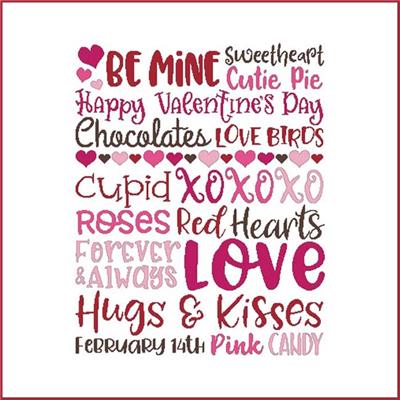 click here to view larger image of Subway Art - Valentine (chart)