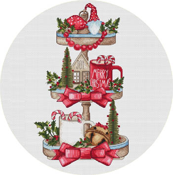 click here to view larger image of Christmas Tray Magnet (magnet)