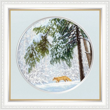 click here to view larger image of Winter Forest (counted cross stitch kit)