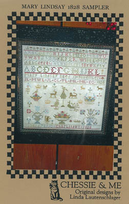 click here to view larger image of Mary Lindsay 1828 Sampler (chart)
