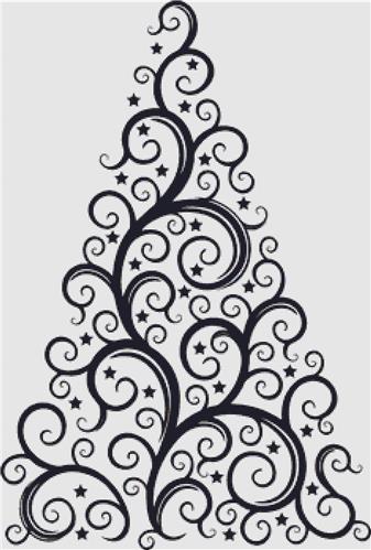 click here to view larger image of Swirly Christmas Tree (chart)
