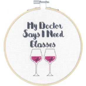 click here to view larger image of Need Glasses (counted cross stitch kit)
