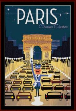 click here to view larger image of Paris, Champs Elysees - Vintage Poster (chart)