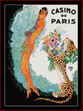 click here to view larger image of Josephine Baker, Casino de Paris - Vintage Poster (chart)
