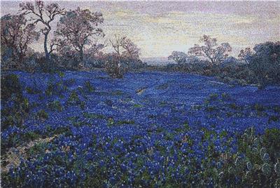 click here to view larger image of Bluebonnets at Twilight (chart)