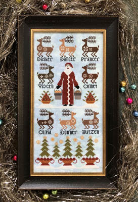 click here to view larger image of Eight Tiny Reindeer (chart)